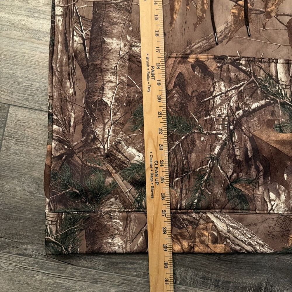 Under Armour Hoodie Mens XL Brown Realtree Xtra Camo Fleece Pullover Outdoor - Picture 5 of 7
